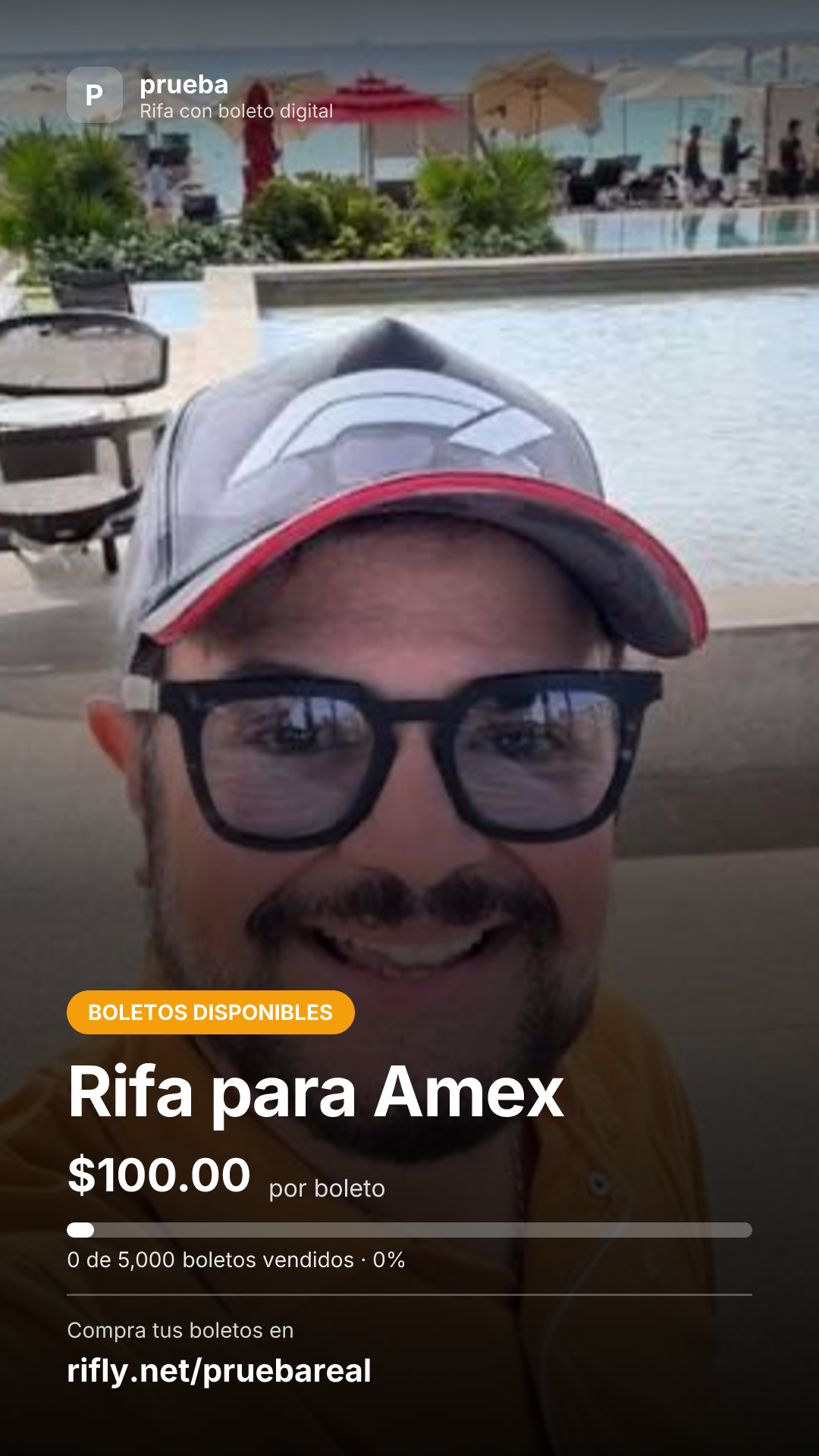 Imagen para compartir Rifa para Amex